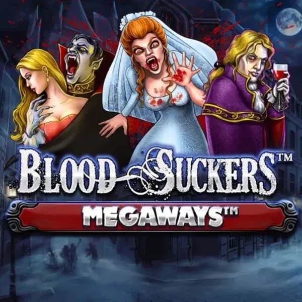 Blood Suckers Megaways logo by Red Tiger Gaming at Spinania Casino