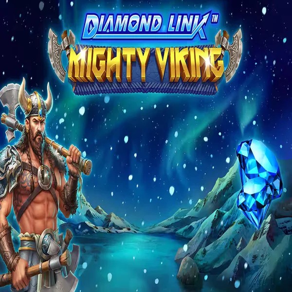 Slots logo of Diamond Link Mighty Viking from Greentube at Spinania Casino