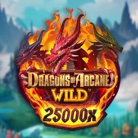 Dragons of Arcane Wild logo by Foxium Spinania Casino
