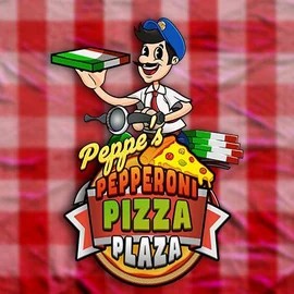 Peppe’s Pepperoni Pizza Plaza by Pragmatic Play, showcased at spinnania.fr – game logo