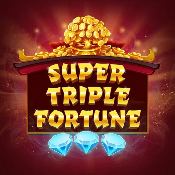 Super Triple Fortune slot visual from Greentube available on spinnania.fr