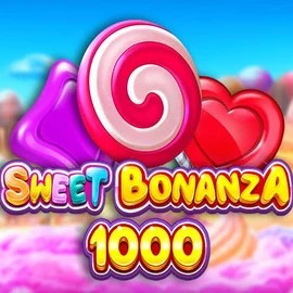 Sweet Bonanza 1000 slot logo by Pragmatic Play at Spinania Casino